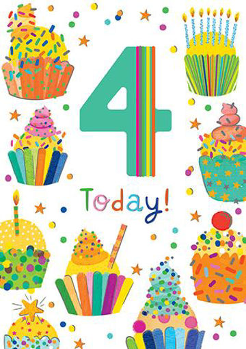 Picture of 4 TODAY BIRTHDAY CARD